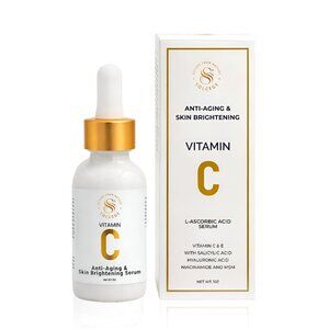 Vitamin C Serum for Face, Brightening, Niacinamide, Salicylic, Hyaluronic Acid